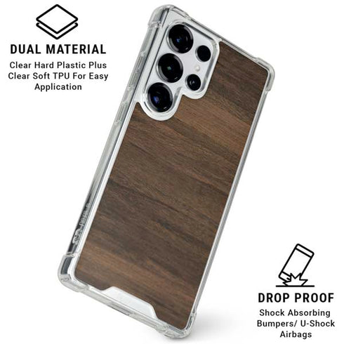 Kona Wood Galaxy S25 Ultra Clear Case